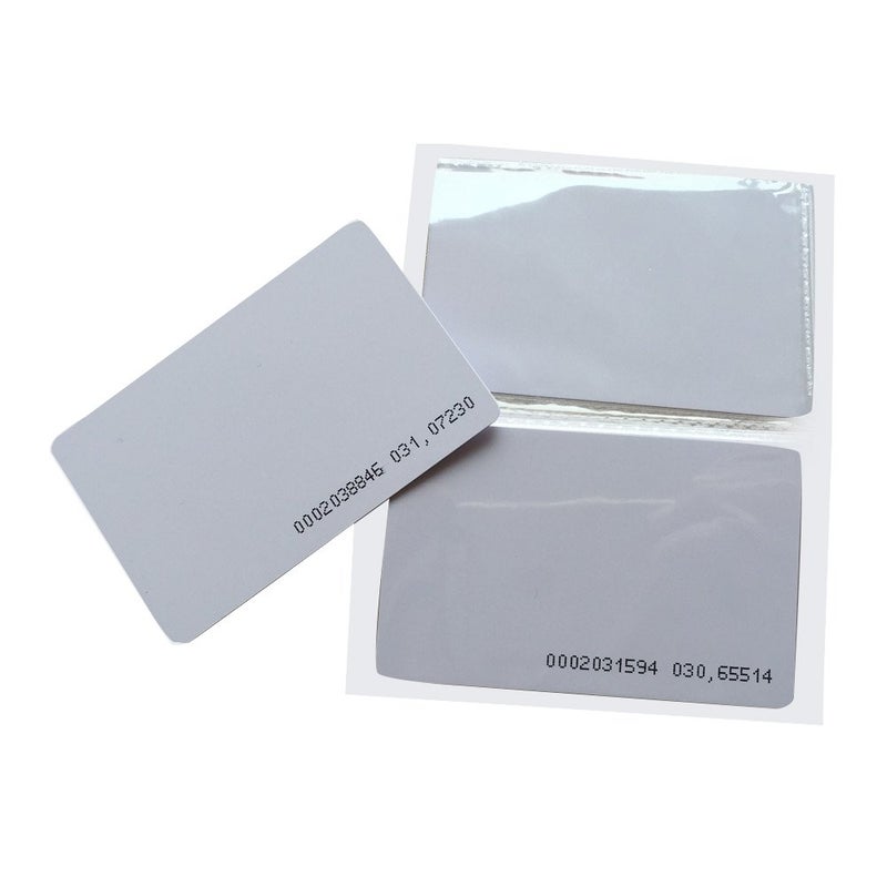 Proximity RFID Card 125KHZ EM4100 Read Only ID Smart Door Entry Access Control Plastic Card (Pack of 10) -YARONGTECH